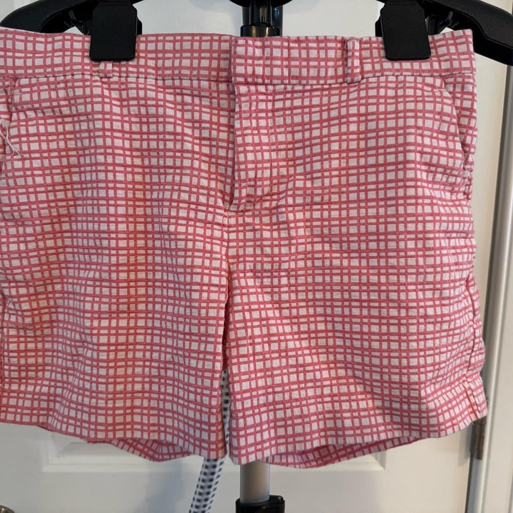 Banana Republic Pink Grid Women's Shorts
